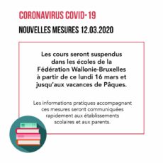 20/08/2020 – Note de la direction suite au dernier CNS