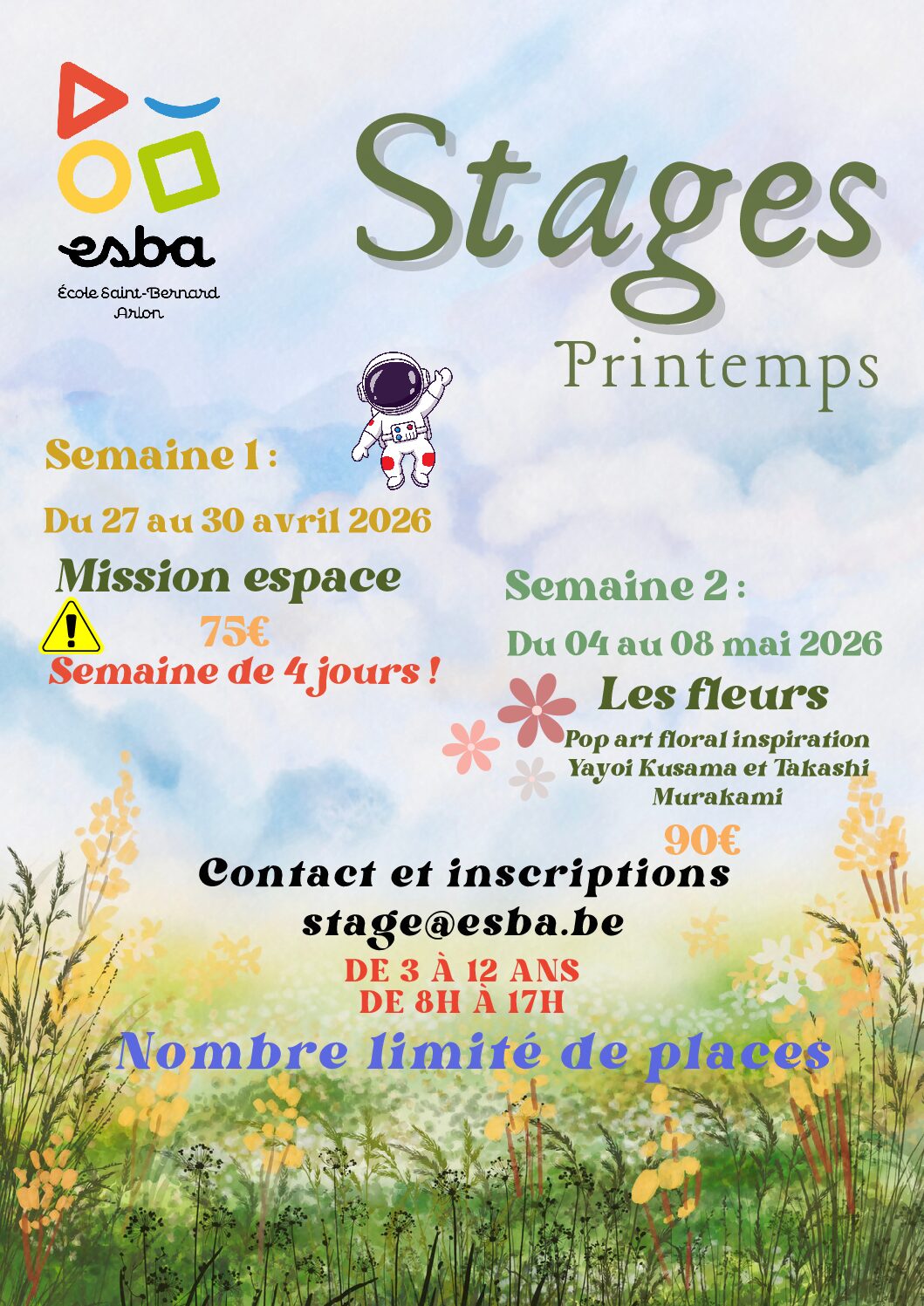 Stages de Printemps