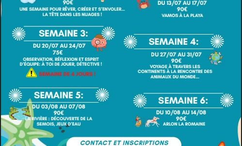 Stages d&rsquo;été